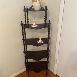 Corner bookcase - 5 tier