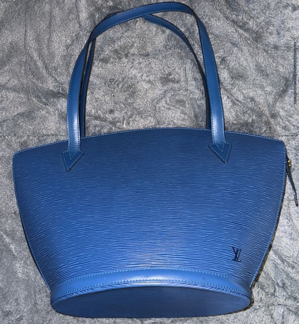 Women’s or Men’s Louis Vuitton Blue Epi Saint Jacques Bag! Excellent Condition