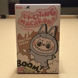 Pop Mart Labubu The Monsters Exciting Macaron Vinyl Plush Pendant Single Blind Box
