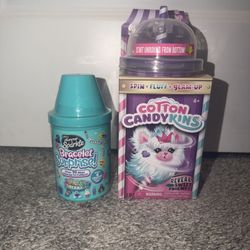 Cotton Candy Kins Plush Surprise Toy and Friendship charm bracelet making kit