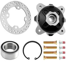 New Front Wheel Hub Bearing Studs Brake Disc Kit, Compatible with 2013-2024 Polaris Ranger 900/1000/1000 XP/570/Brutus/Diesel HST