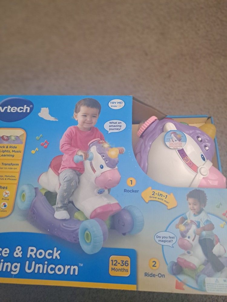 VTech Prance & Rock Learning Unicorn - baby and toddler toys