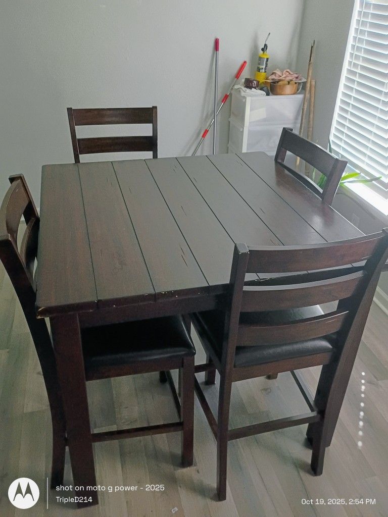 Tall wooden Table For Sale!! Great Condition!