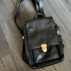 Lorelli Vintage Italian Leather Backpack