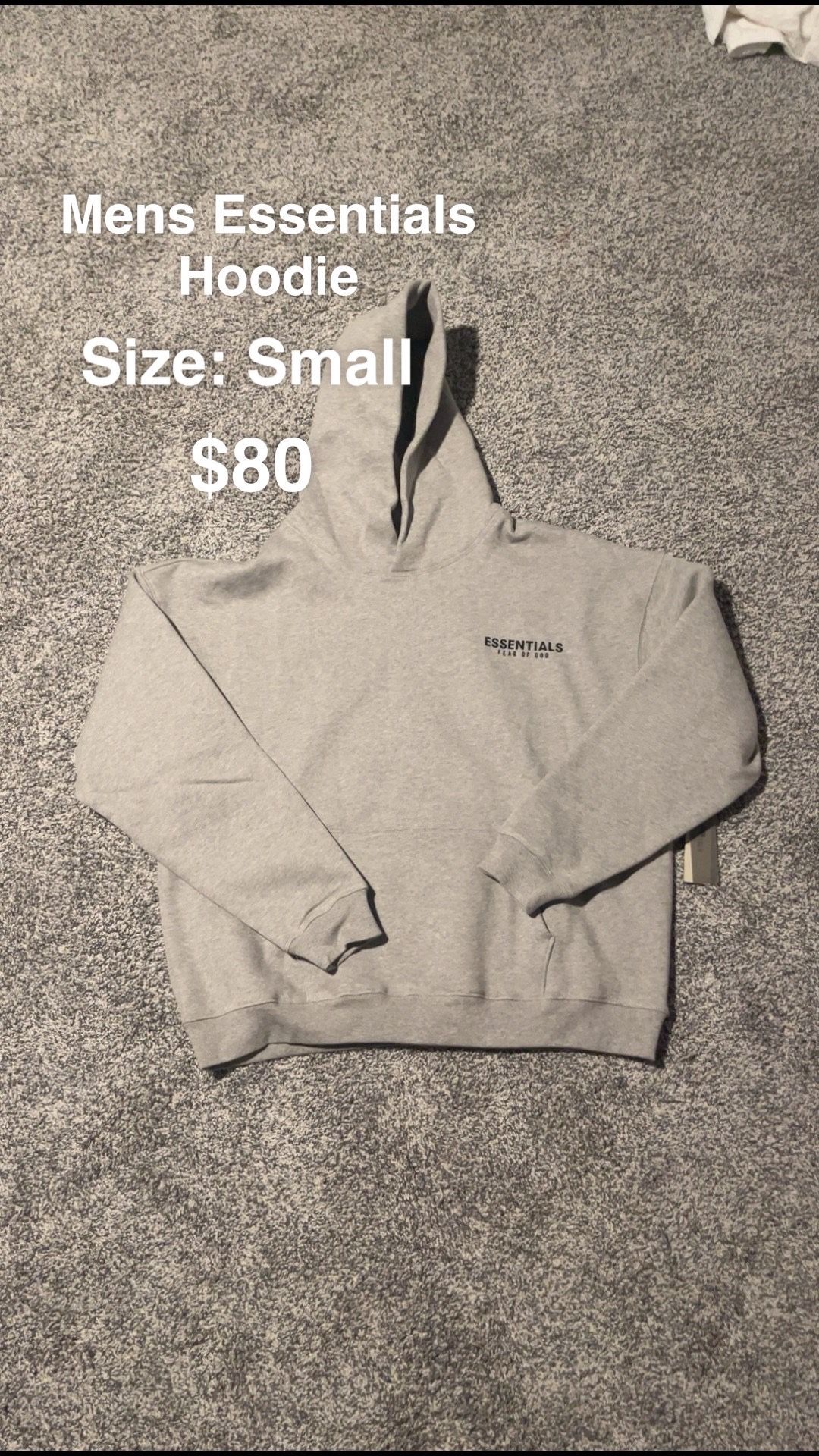 Essentials Fear Of God Dark Oatmeal Hoodie
