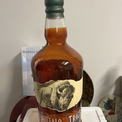 Buffalo Trace 19 1/2” Glass Sealed Store Display 