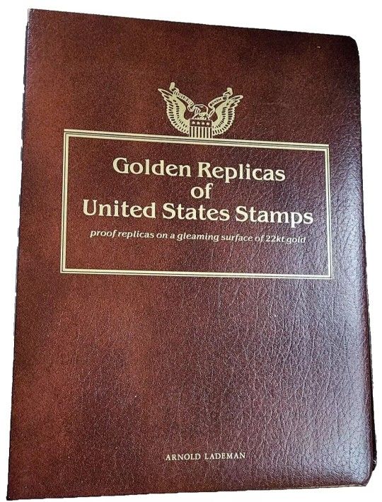 GOLDEN Replicas Of US Stamps 22k Gold!