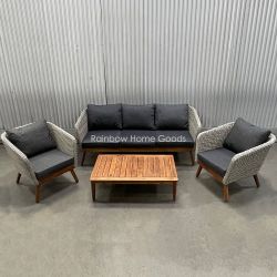 Premium Outdoor Rattan Couch Patio Furniture Set
