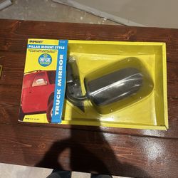 NOS Rally 3623 Pillar-Mount Truck Mirror – Fits Chevy/GMC Pickup, Blazer, Suburban – New in Box