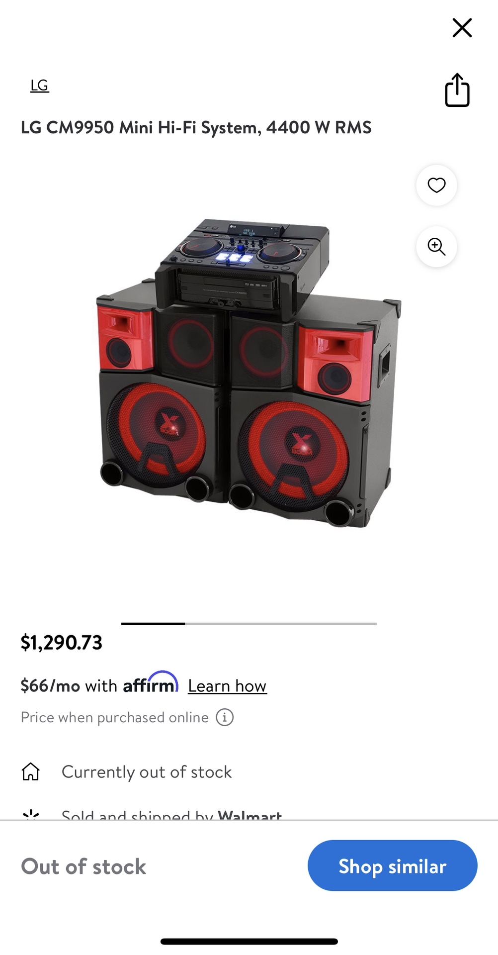 LG Sound System W Speakers