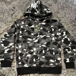 A Bathing Ape Black/White (BAPE) HOODIE