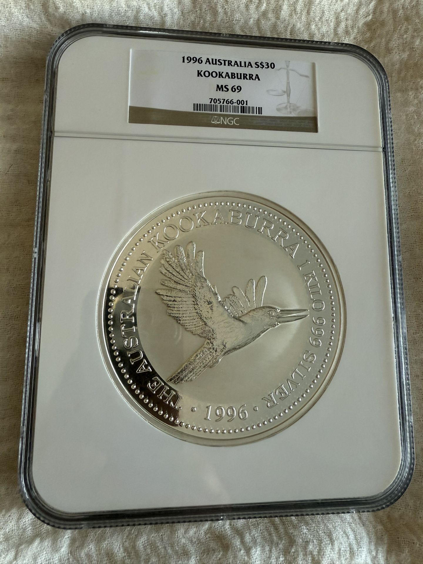 1996 AUSTRALIA S $30 KOOKABURRA 1 KILO
