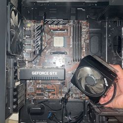 Case, Ryzen 7 3700x, 1660 Super, And B450-A Pro Max Mother Board