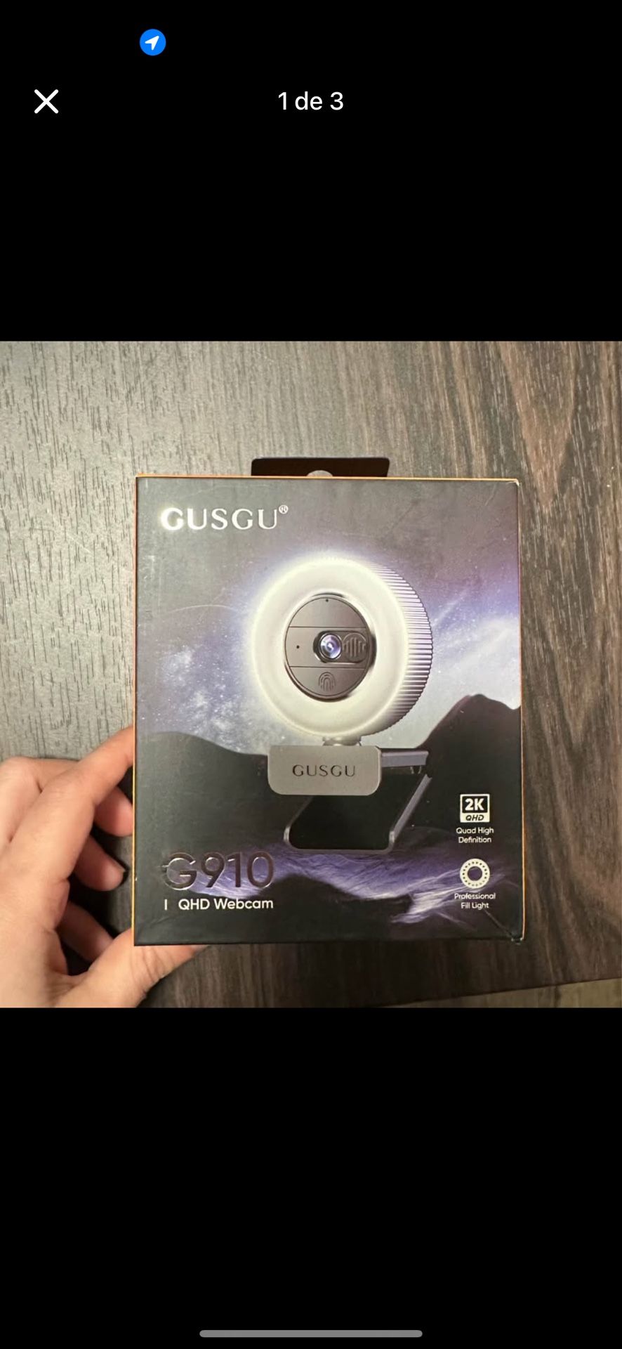 2K Webcam for PC with Microphone.