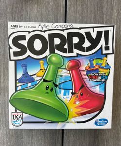Hasbro Sorry! Board Game – Fire & Ice Power-Ups