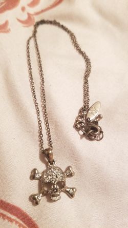Skull Rhinestone Necklace