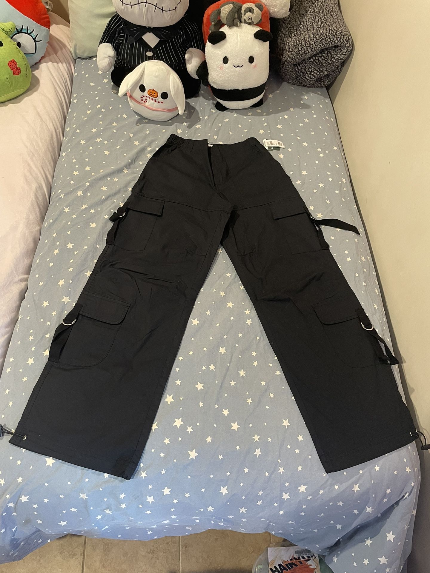 Women Cargo Parachute Pants