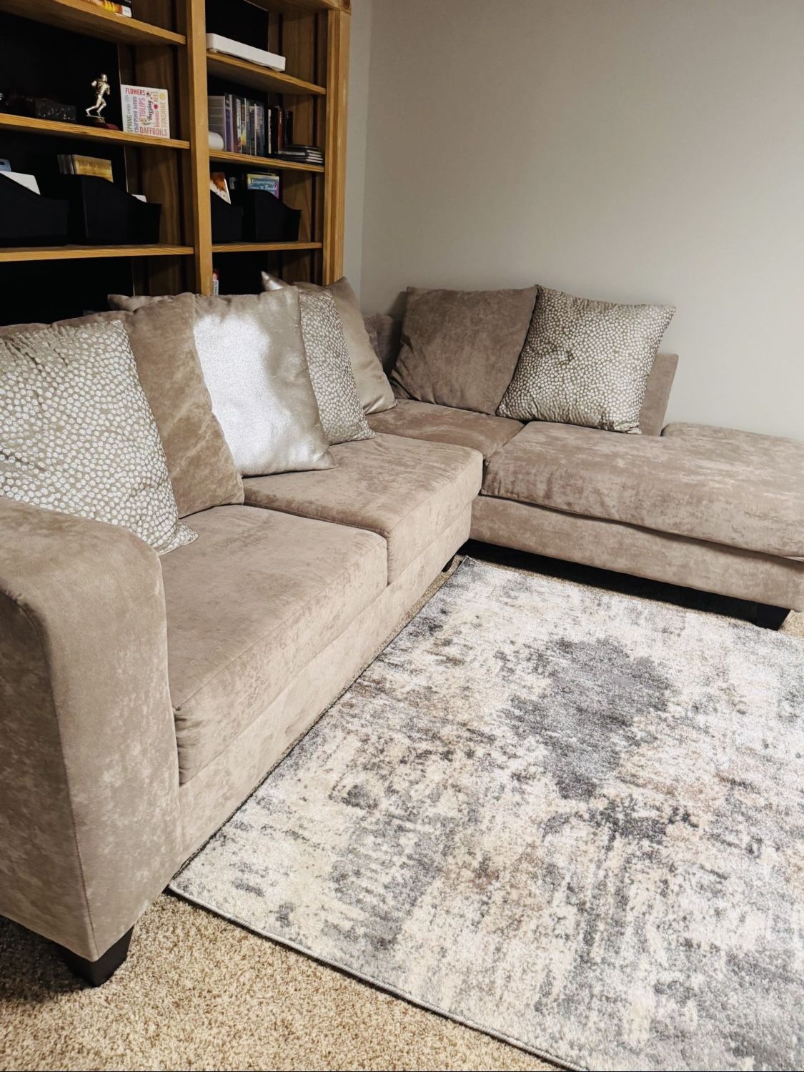 $125 Taupe Sectional