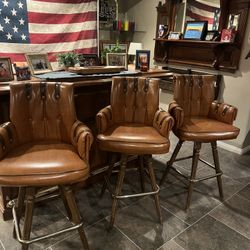 Vintage Barstools Set Of 4