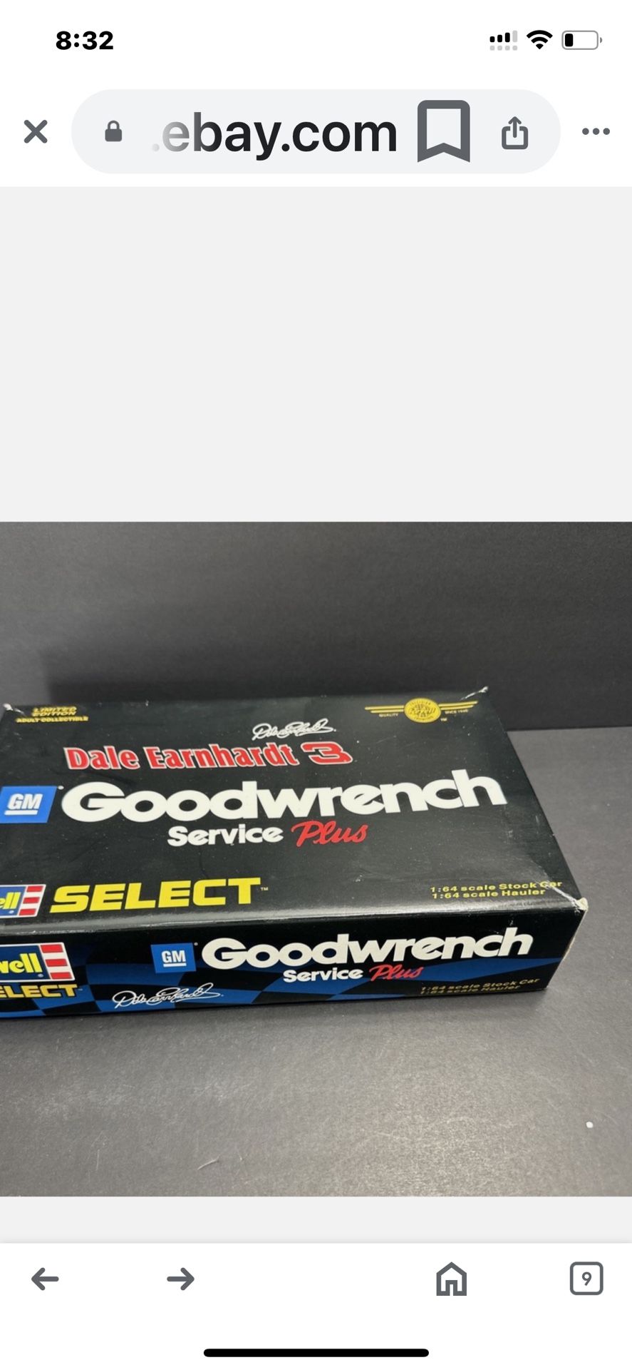 Revell Select 1:64 1998 DALE EARNHARDT Team with car & hauler/rubber tires Goodwrench Service Plus