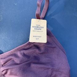 Victoria’s Secret Pink Seamless Shape Bodysuit New With Tags