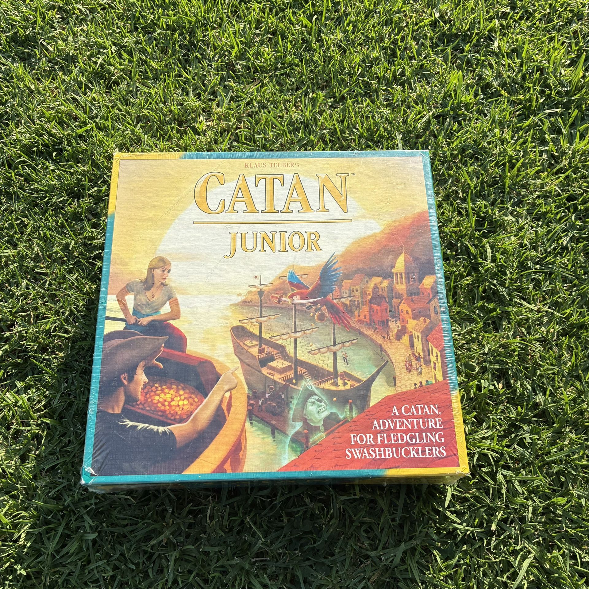Klaus Teuber's CATAN JR. Strategy Board Game, Ages 6+, 2-4 Players New