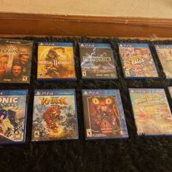 10 Videos Games *PS4* 