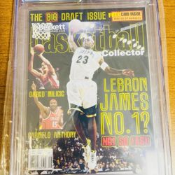 9.4 Graded LeBron James Beckett Magazine 