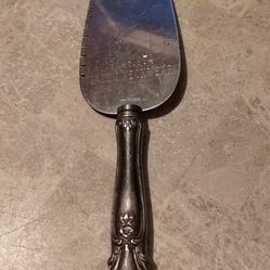 Vintage Sterling Silver Cake Serving Knife 