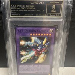 XYZ- Dragon Cannon: Graded Card 9