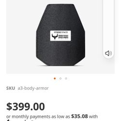 Bulletproof Ballistic Plate