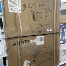 ANDTE 145 Pints Crawl Space Dehumidifier for Basement, Commercial Dehumidifier with Drainage Hose, Energy