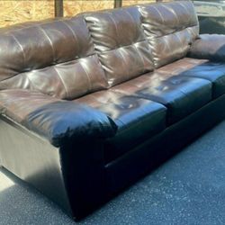 Leather Sofa $225