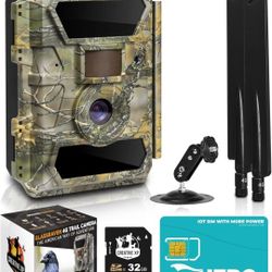 CREATIVE XP Cellular Trail Cameras WiFi 12MP 1080P Outdoor Game Camera with No-Glow Night Vision Motion Activated IP54 Waterproof for Wildlife Hunting