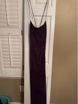 purple sparkly prom dress size 5
