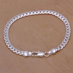 Sterling 925 silver bracelet unisex