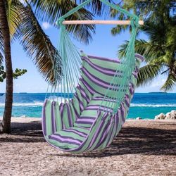 New Ktaxon Hammock Swing Chair Hanging Rope Chair Portable Porch Seat for Indoor Outdoor