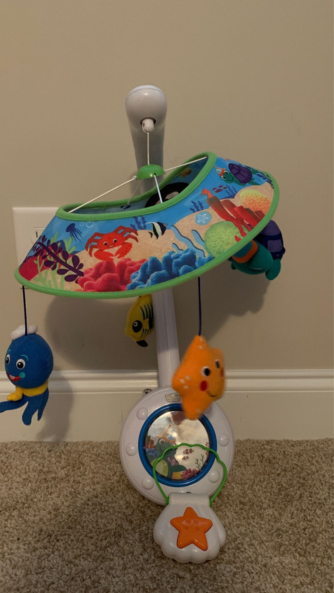 Ocean themed baby mobile
