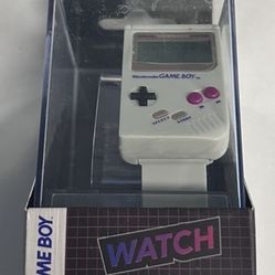 Nintendo GameBoy Retro Watch New w Manual Case Gift Super Mario ⌚︎ Collector