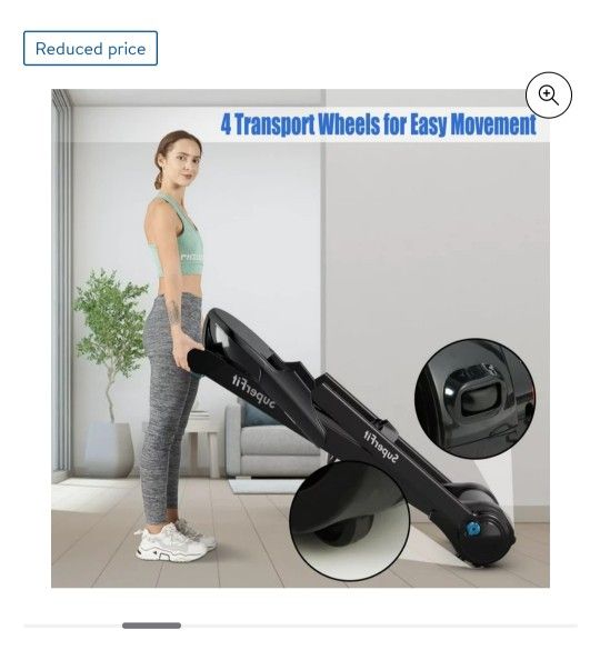 Goplus Folding Treadmill Running Machine LED Touch Display