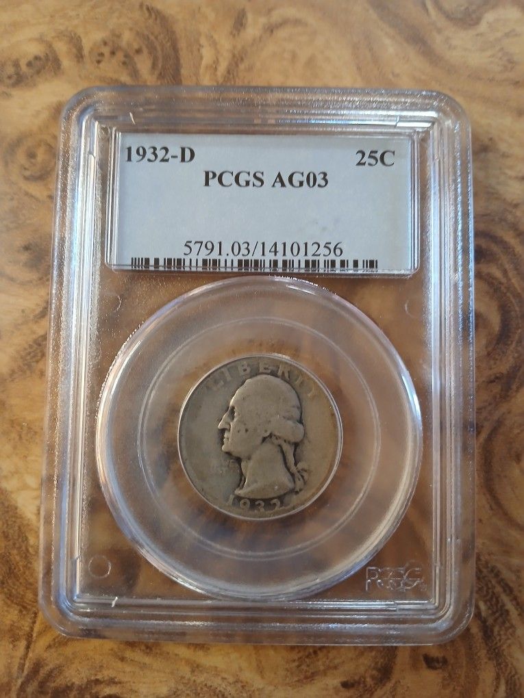1932-D WASHINGTON QUARTER.