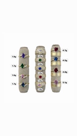 ✨ 14K GOLD GEMSTONE & DIAMOND RING COLLECTION ✨