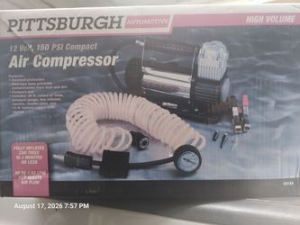 Pittsburgh Automotive 12V 150 PSI Air Compressor