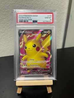 PSA 10 Pikachu V Full Art Vivid Voltage