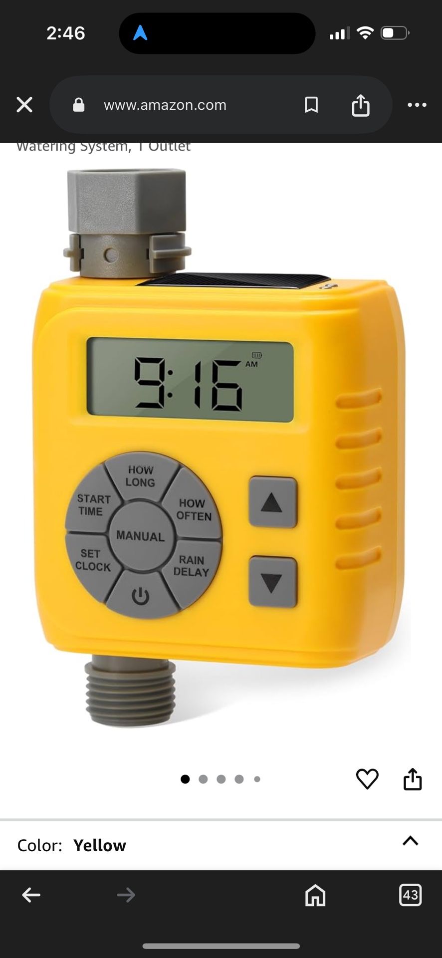 Sprinkler Timer