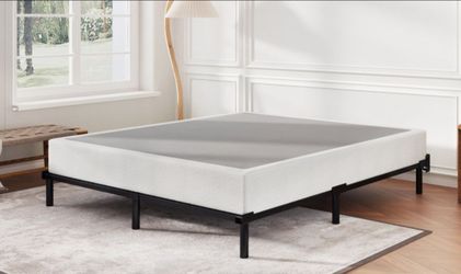Queen box spring and metal frame