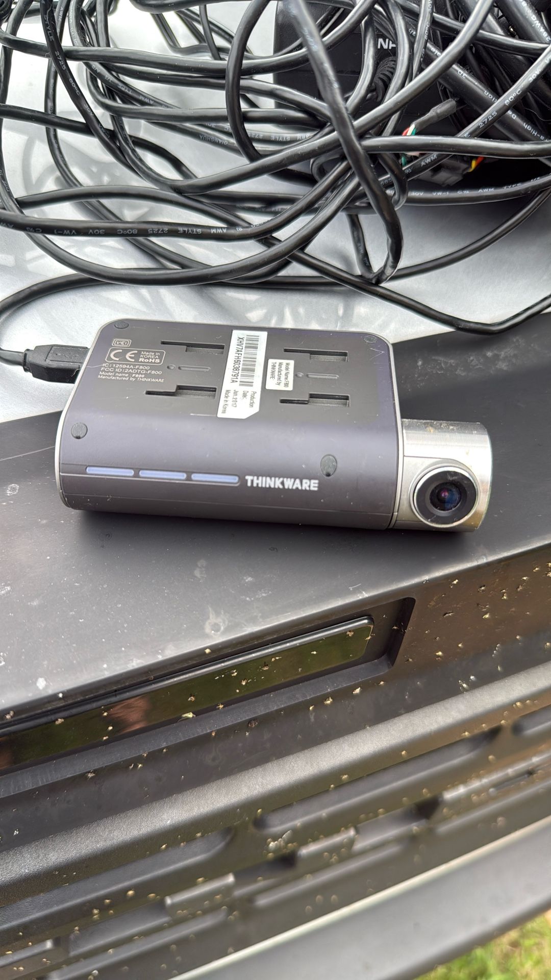 Dash cam Thinkware 800 + Rear Camera + Battery Cell