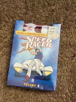 Speed Racer Volume 4 DVD Sealed w/ Collectible Die-Cast Mach 5 Car (Rare)