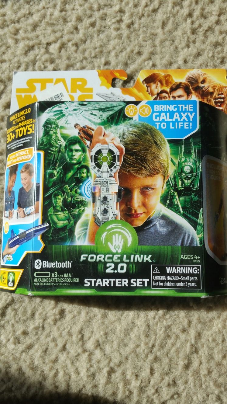 Star Wars Force link 2.0 starter set with Han Solo figure