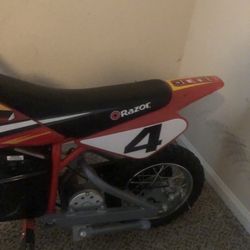 Electric Motorcycle And Helmet 